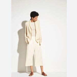 Vince - Wide Collar Cashmere Cardigan in Buttercream